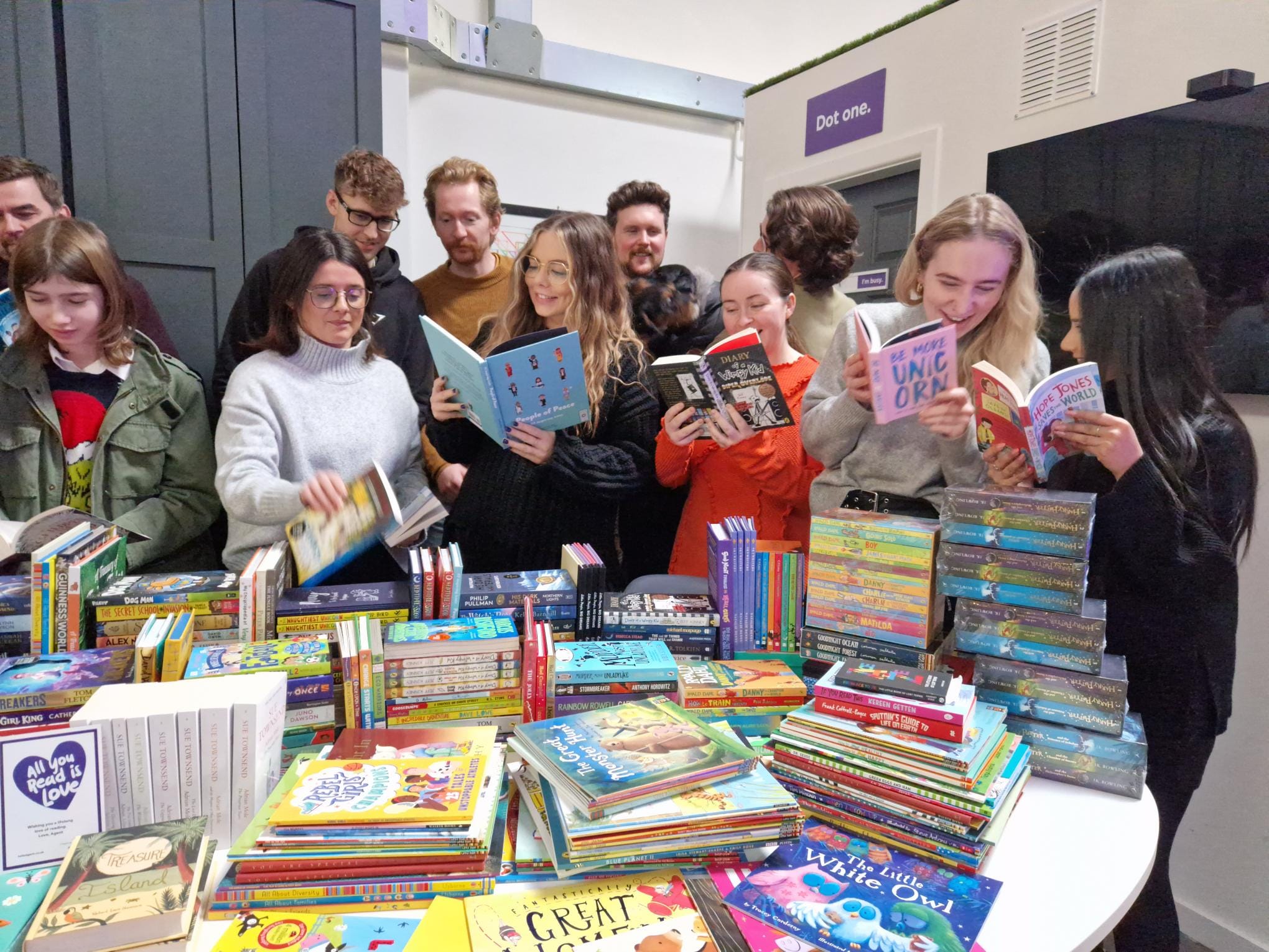 Over 700 books donated through All You Read is Love